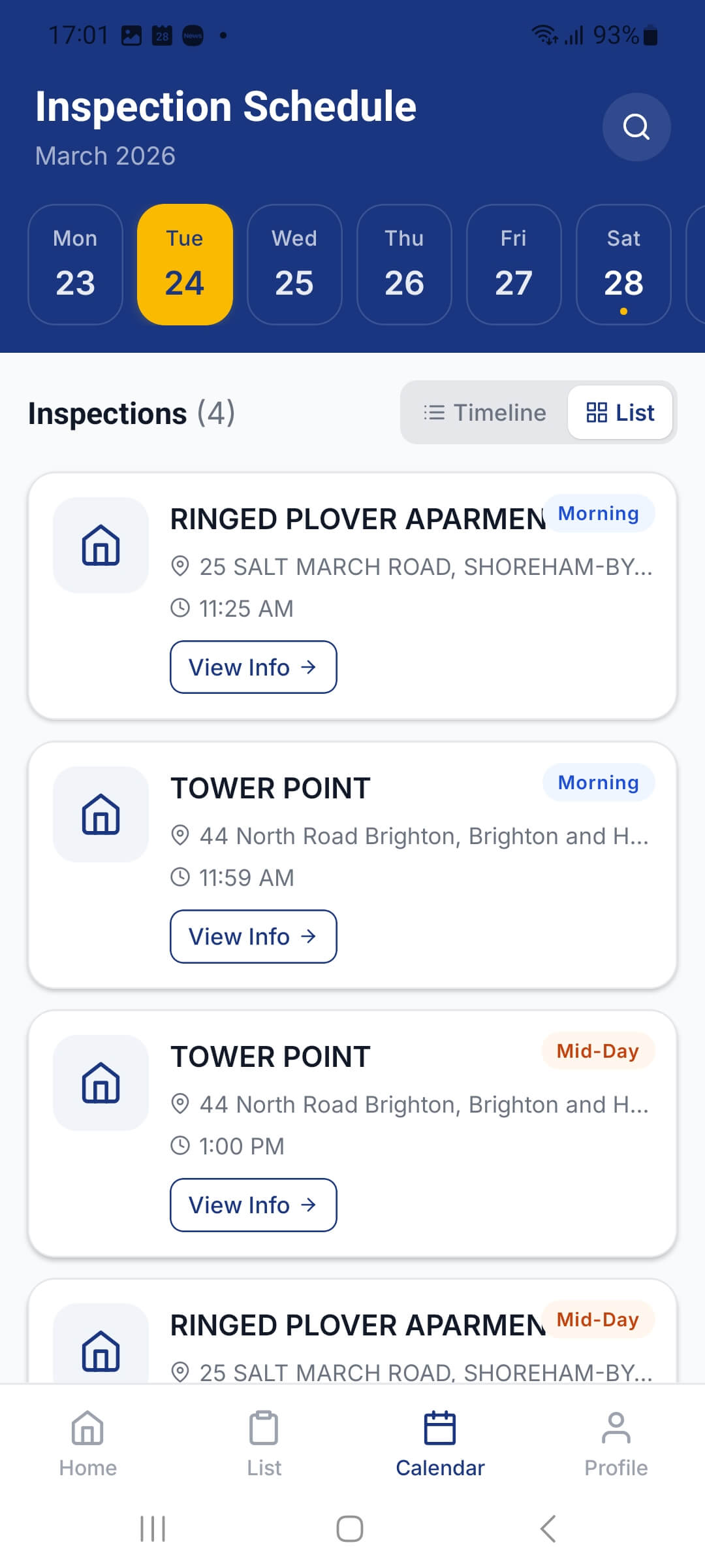 WiseBlock mobile app — Check Detail